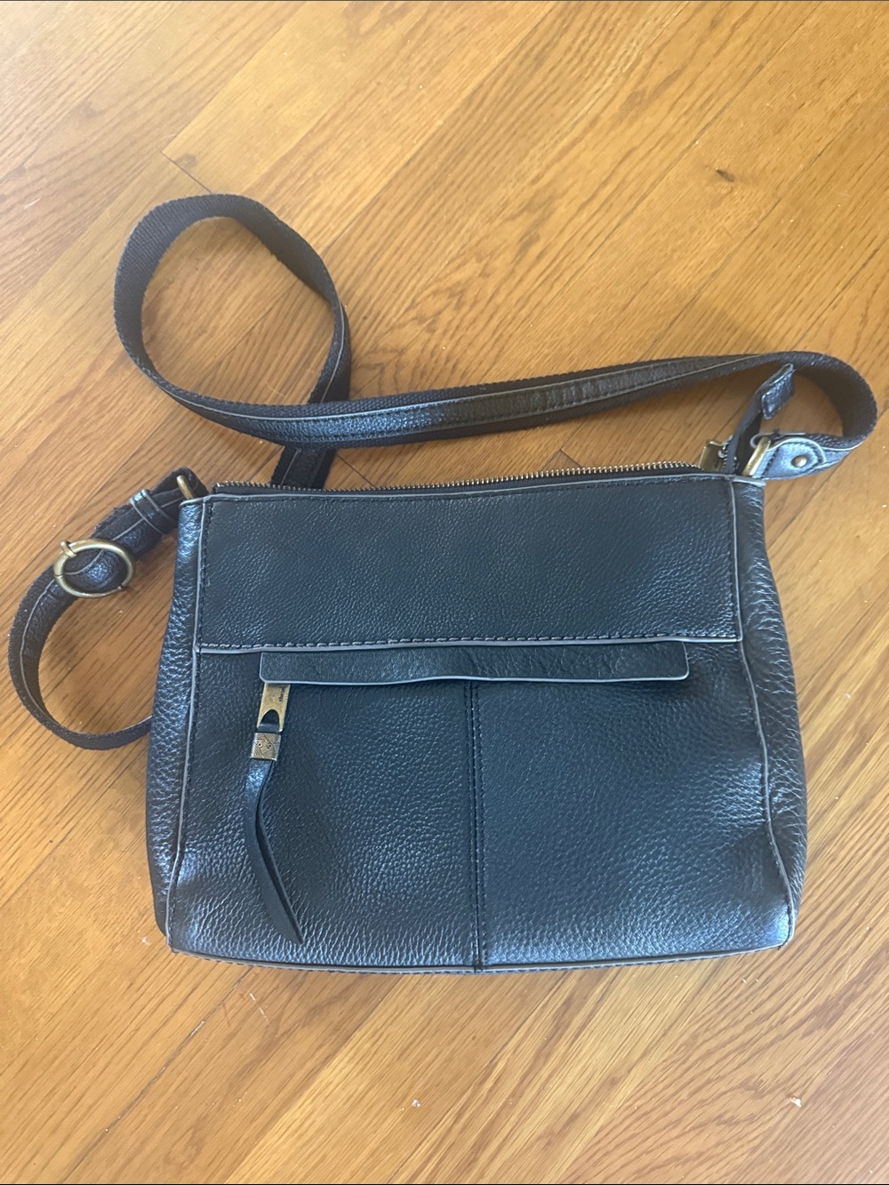 THE SAK ALAMEDA Crossbody black leather tote excellent condition. - Picture 9 of 12